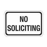 No Soliciting Sign 12 x 18
